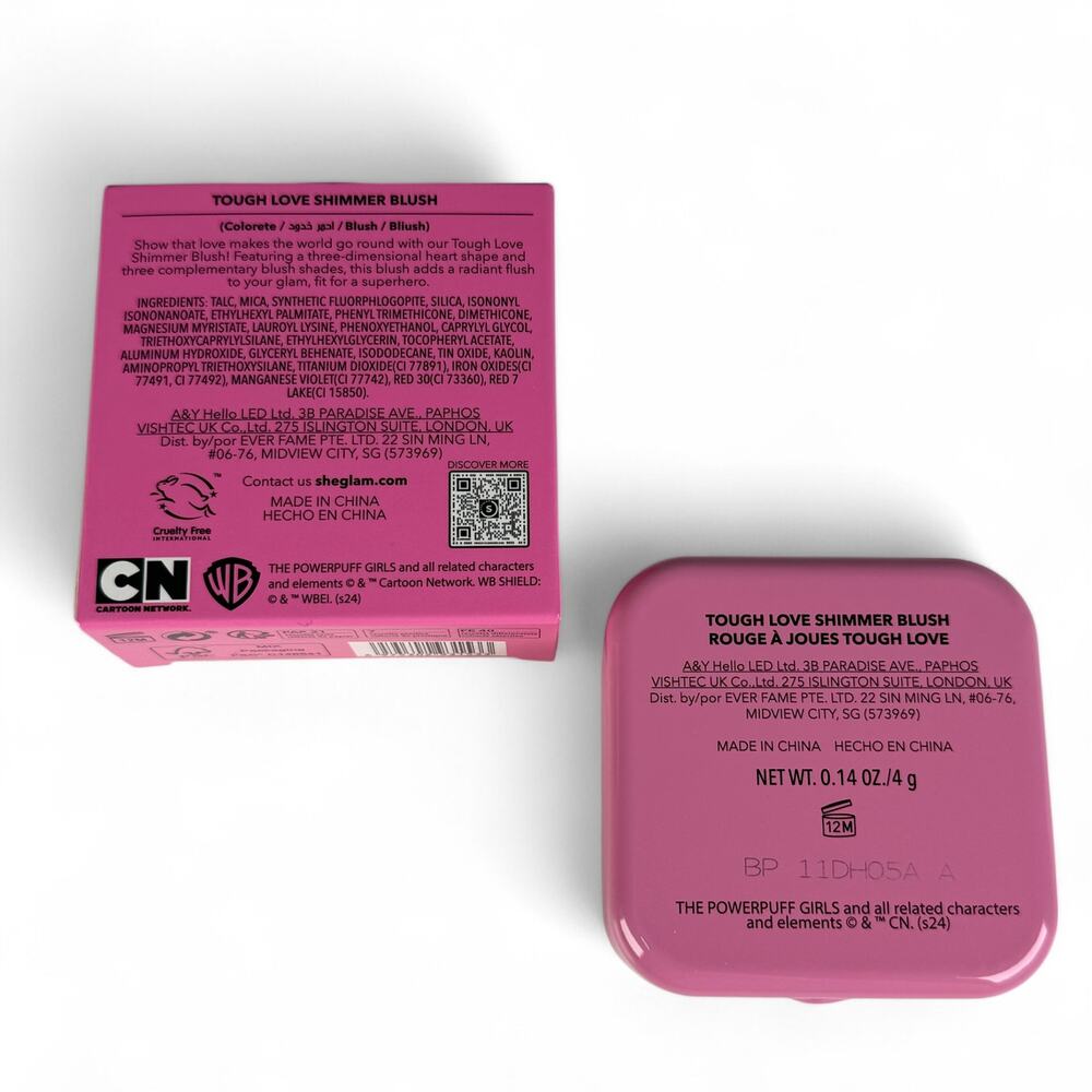 Powerpuff Girls Tough Love Shimmer Blush Sheglam - Picture 5 of 6